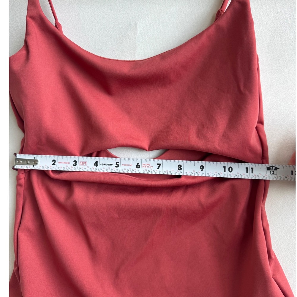Left On Friday Women Peak Suit Camp Rose Pink Large Tall One Piece Swimsuit - Picture 8 of 9